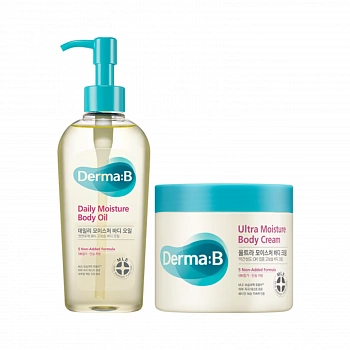 Увлажняющее масло для тела + Ультра увлажняющий крем для тела Daily Moisture Body Oil & Ultra Moisture Body Cream