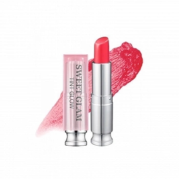 Сияющий тинт для губ в оттенке безупречный красный Sweet Glam Tint Glow Pure Red