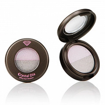 Двойные тени для век 02 Crystal Dia Shiny Eye Shadow 02