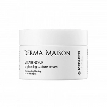 Крем с идебеноном и мультивитаминным комплексом для лица 200 г Derma Maison Vitabenone Brightening Capture Cream 200 g