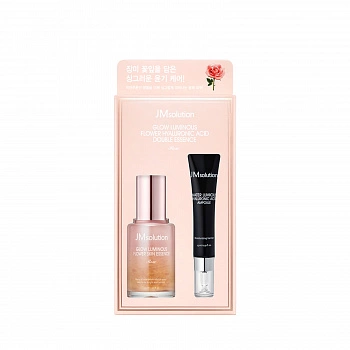 Набор сывороток с розой Glow Luminous Flower Hyaluronic Acid Double Essence
