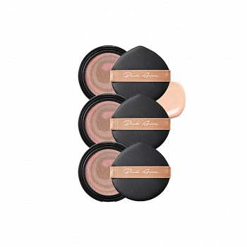 Кушон с лифтинг-эффектом (сменный блок) 3шт Pink Aura Cushion Face Lift Refill Black 21 3ea