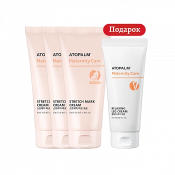 Крем от растяжек 3шт + Охлаждающий крем для ног (мини) Maternity Care Stretch Mark Cream 3ea + Maternity Care Relaxing Leg Cream