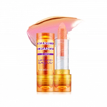 Бальзам для губ 3 в 1 оттенок 03 Горящий апельсин Marble Change Lip 03 Burning Orange
