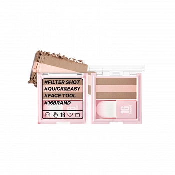 Палетка для контуринга 02 16 Filter Shot Contour Peach