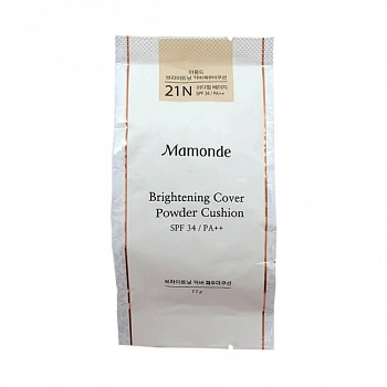 Кушон с эффектом пудры (сменный блок) 03 Brightening Cover Powder Cushion Refill SPF50+/PA+++ 03