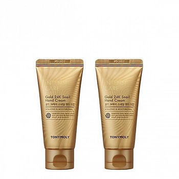 Крем для рук с улиточным муцином Intense Care Gold 24k Snail Hand Cream
