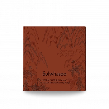 Очищающее травяное мыло премиум-класса с женьшенем Herbal Soap – Red Ginseng