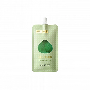 Оттеночная краска для волос 01 SILK HAIR Change Color Pop [Ash Green]