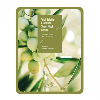 Тканевая маска с оливой Total Solution Essential Sheet Mask Olive