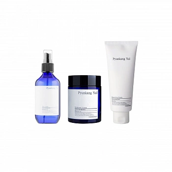 Мист-тонер 200мл + Увлажняющий крем 100мл + Мягкая очищающая пенка 150мл Mist Toner 200ml + Moisture Cream 100ml + Cleansing Foam 150ml