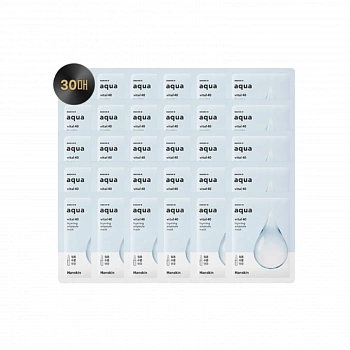 Увлажняющая ампульная маска 30шт Vital 40 Layering Ampoule Mask [Aqua] 30ea