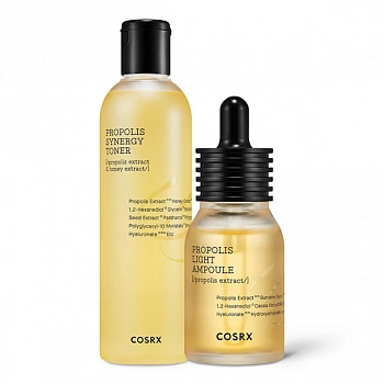 Антивозрастной набор с тонером и сывороткой Propolis Toner Ampoule Set