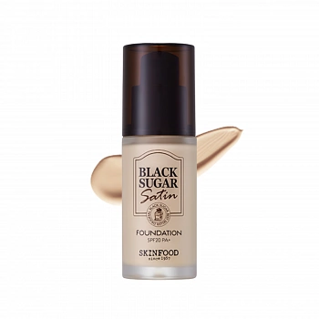 Сатиновая тональная основа 02 Black Sugar Satin Foundation 02