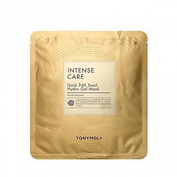 Гидрогелевая маска для лица с улиточным муцином и золотом Intense Care Gold 24K Snail Hydro Gel Mask