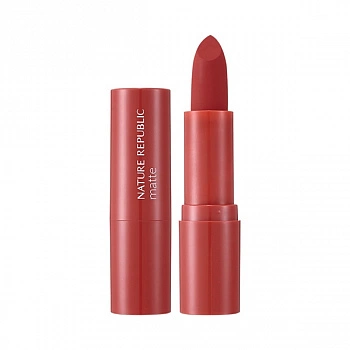 Матовая помада для губ 05 Pure Shine Lipstick 05 Crimson Red