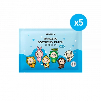 Успокаивающие патчи для детей 5шт KIDS Rangers Soothing Patch 5ea