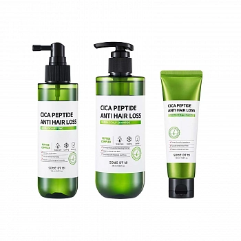 Набор средств против выпадения волос Cica Peptide Anti Hair Loss Derma Scalp Shampoo + Tonic + Treatment