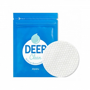 Очищающие диски для коррекции макияжа Deep Clean Makeup Retouching Pad