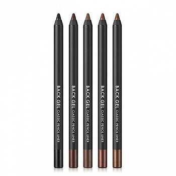 Карандаш-подводка для глаз 02 Back Gel Classic Pencil Liner 02