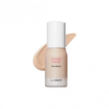 Тональная основа для чувствительной кожи 02 Derma Wear Foundation 01 Light Beige