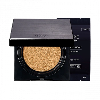 Воздушный кушон для мужчин с SPF 50+ PA+++, для темного тона кожи + Рефил Men Air Cushion SPF 50+ PA+++(Dark Skin Tone) + Refill