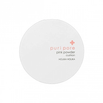 Лечащая база-кушон для проблемной кожи лица Puri Pore Pink Powder Cushion