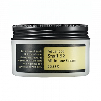 Высокоактивный крем для лица с 92 процентами муцина улитки Advanced Snail 92 All In One Cream