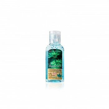 Антисептик для рук с экстрактом перечной мяты Hand & Nature Sanitizer Gel Peppermint