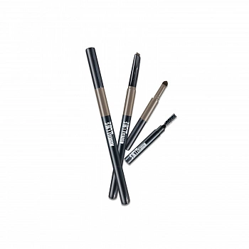 Карандаш для бровей 3 в 1 оттенок 02 Пепельно-серый 3-in-1 Eyebrow 02 Ash Gray