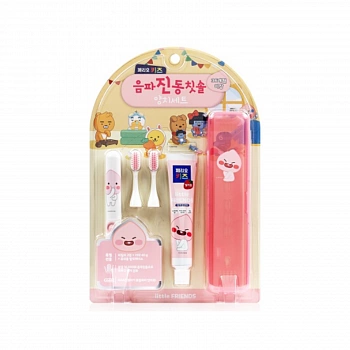 Электрическая щетка для детей (набор) 02 Perio Kids Kakao Vibrating Tooth Brush Set 02