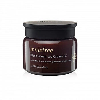 Крем для лица зеленого и черного чая Black Green Tea Cream EX