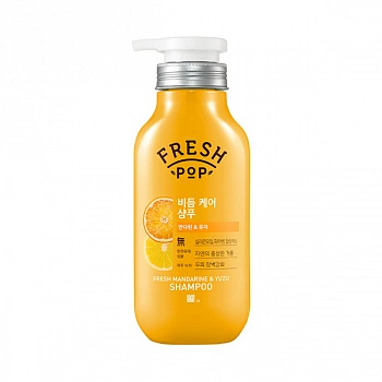 Шампунь против перхоти с маслом мандарина Fresh Mandarin & Yuza Shampoo