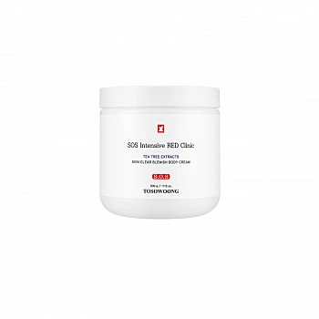 Успокаивающий крем для тела SOS Intensive Red Clinic Skin Clear Blemish Body Cream