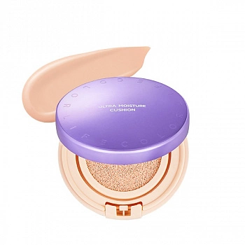 Увлажняющий кушон 1,5 бежевый Life Color Ultra Moisture Cushion SPF24 PA++  1,5 Beige