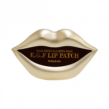 Антивозрастной патч для губ с плацентой, улиткой и EGF Gold Phyto Placenta Snail EGF Lip Patch