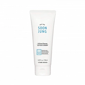 Гипоаллергенная пенка для умывания Soon Jung 5.5 Foam Cleanser