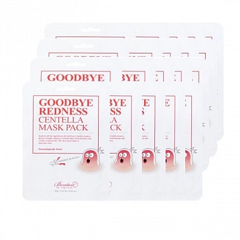Тканевая маска с центеллой азиатской 20 шт. Goodbye Redness Centella Mask Pack 20 pcs