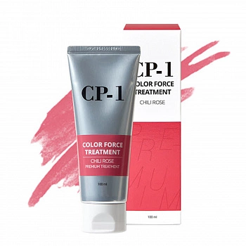 Маска для волос с эффектом окрашивания Розовый Color Force Treatment Chili Rose
