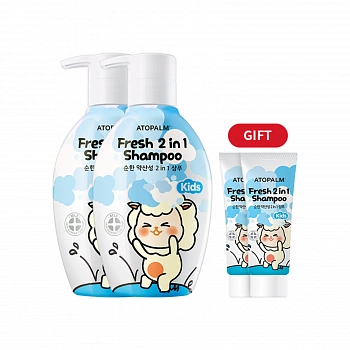Шампунь для детей 2 в 1 2шт KIDS Fresh 2 in 1 Shampoo 2ea