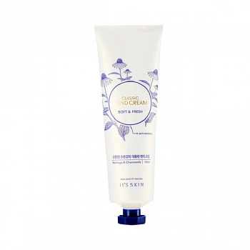 Мягкий крем для рук с ароматом масла моринги и ромашки Classic Hand Cream Soft & Fresh