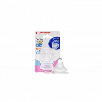 Соска для бутылочки размер M SofTouch Breastfeeding Nipples M