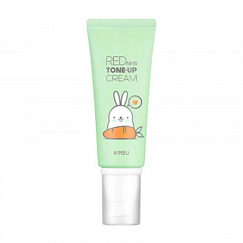 Крем-база для маскировки покраснений на коже лица Redness Tone-Up Cream